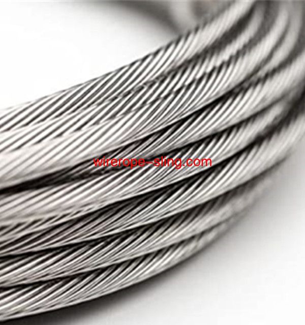AISI 304 316 7x37 Stainless Steel touw High Tension Steel Cable voor kabelrailingkits